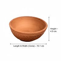 Handcrafted Terracotta Clay Bowl (Matir Bati) Handcrafted Terracotta Clay Bowl (Matir Bati)