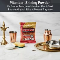 Pitambari Powder 2nd Pitambari Shining Powder | Restores Shine of Copper, Brass, Steel, Silver
