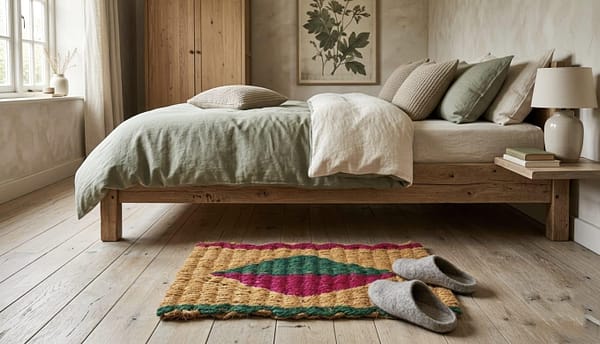 COCONUT COIR 1 Coconut Coir Door Mat for Home Entrance, Natural Coir Doormat