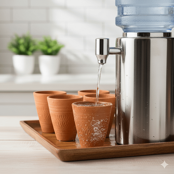 clay glass bellow dispencer Handcrafted Terracotta Clay Glass (Matir Glass) bellow dispencer