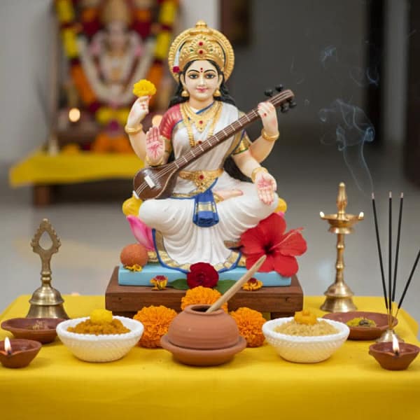 Doat 6 Clay Doat on Saraswati Puja
