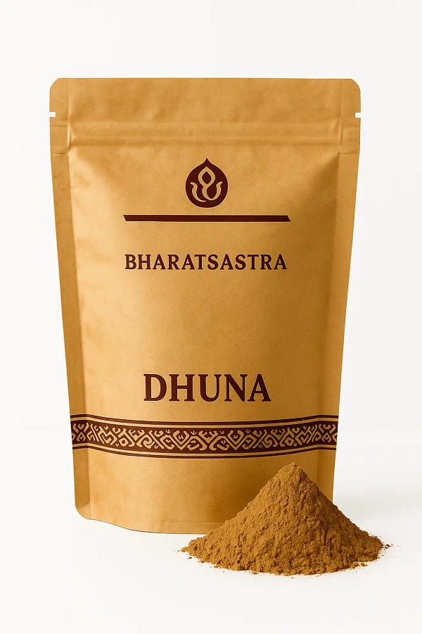 Dhuna Bharatsastra Dhuna – Natural Incense Powder for Pooja & Meditation