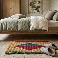 COCONUT COIR 1 Coconut Coir Door Mat for Home Entrance, Natural Coir Doormat